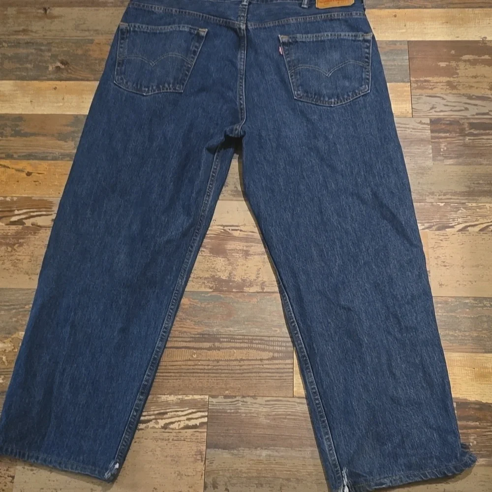 Levi's 550 Denim‎ Blue Jeans Straight Leg Mens Size 42/32